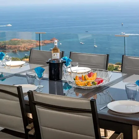 Sea-view For 8 Guests With Heated Pool * Antheor-Cap-Roux