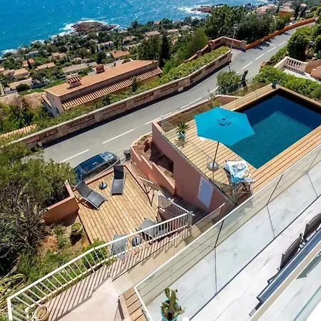 Sea-view For 8 Guests With Heated Pool Ferienhaus *