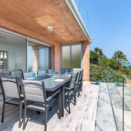 Sea-view For 8 Guests With Heated Pool Hébergement de vacances
