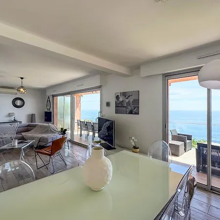 Sea-view For 8 Guests With Heated Pool Hébergement de vacances